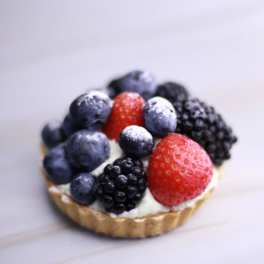 A berry tart